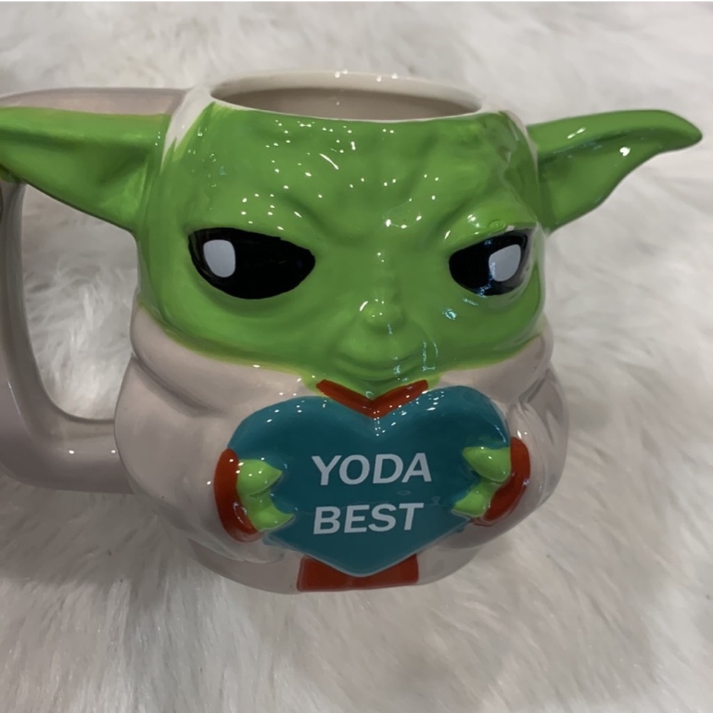 ❤️ Valentines Day ❤️ Star Wars Figural Yoda Ceramic Mug